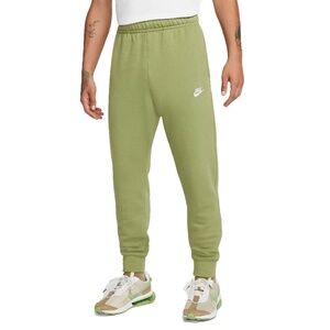 Nike Sportswear Men's Club Pocket Fleece Joggers Sweatpants Green Size Medium